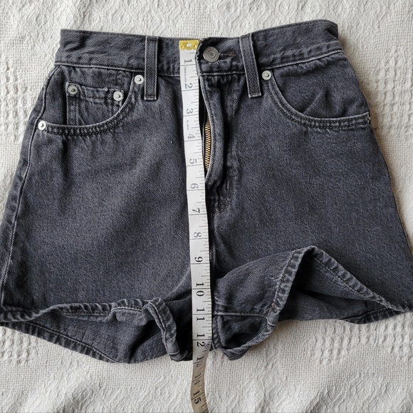 LEVI'S High Loose Short Denim Casual 90's Style Summer Jean Short - Picture 6 of 8